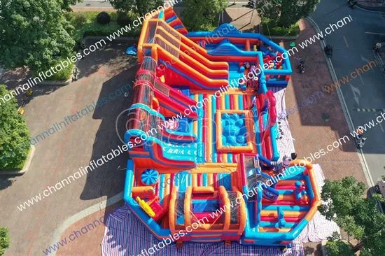 Outdoor Inflatable Obstacle Course Bouncer House Inflatable Bounce Playground - Image 4