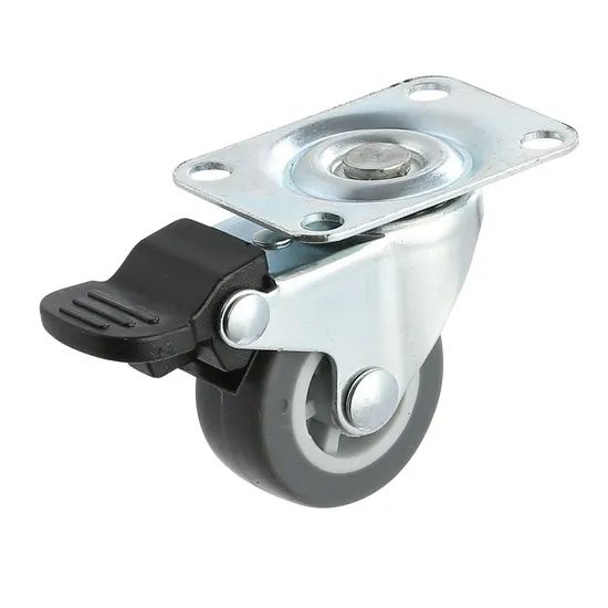 Swivel Plate Mini PP Furniture Casters Load 15kg Material PP Condition New Wheel Width 15mm HS Code 87168000 Wheel Color - Image 6