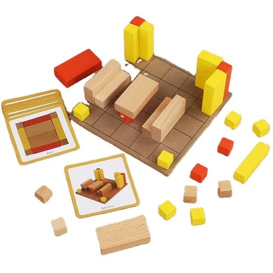 Logic Thinking Geometric Building Block Educational Toy Origin China Scale Medium Style Chinese Color as Photo Trademark - Image 6