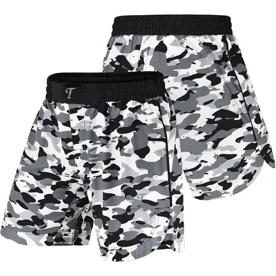 Factory Custom 2-in-1 Gym Shorts Men's Athletic Compression Running Pants - Image 3