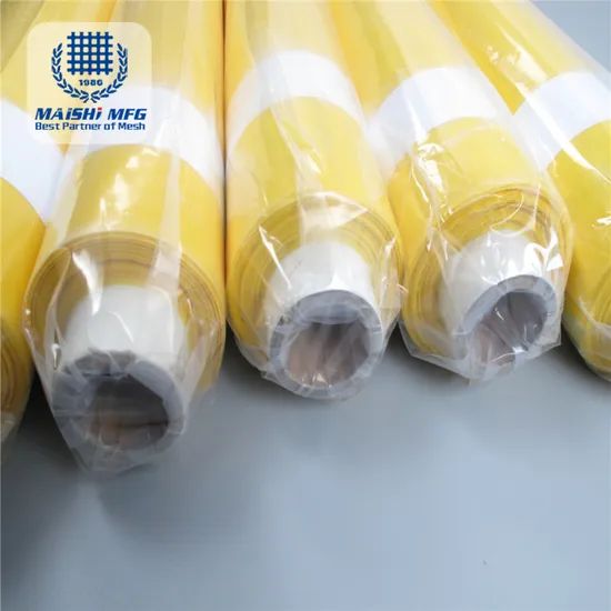 Polyester Mesh Silk Mesh for Screen Printing MOQ 10m Elasticity Low Width 0.6m-3.68m Trademark MAISHI Origin Hebei - Image 1