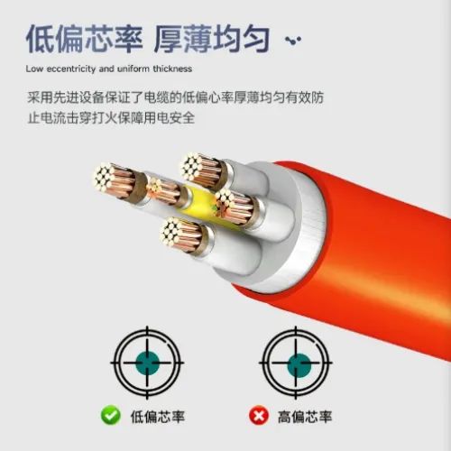 Temperature Resistancepower Cable Power Cable LV Power Color Black Origin China Brand Qingxin Trademark QINGXIN Sheath Material - Image 6