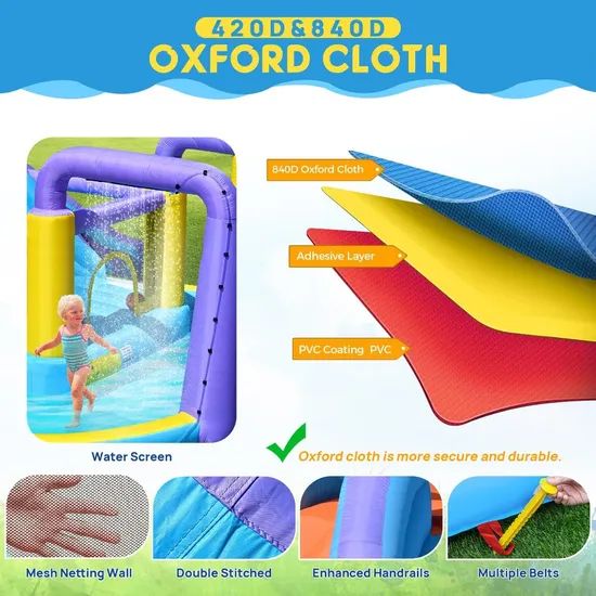 with Slide Jumping Area Interactive Inflatable Bouncers - Image 3