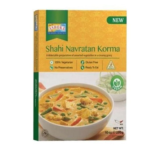 Ashoka Ready to Eat Shahi Navratan Korma 280gm - Image 1