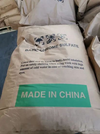 Chrome Tanning Agent Basic Chromium Sulphate 24-26% Origin China Trademark TNN Model NO. TNN2 Einecs 235-595-8 HS Code - Image 2