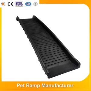 Plastic Foldable Ladder Pet Ladder Foldable Dog Stairs Large Dog Ramp Car Folding Pet Steps Carrying Pet Ramp - Image 4