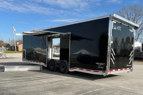 Enclosed Trailers / Enclosed ATC Car Trailer 2026 28ft. Aluminum ROM 550 w/LifeTrac & Large Escape Door 5951 - Image 4