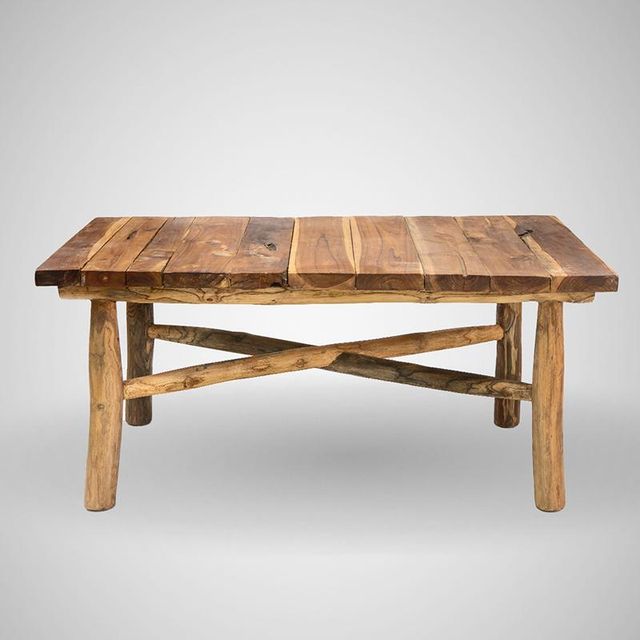 Cubig Coffee Table Teak Wood & Rustic Collection Size 90 Cm X 90 Cm X 70 Cm Price Range Start From $300/unit Production Capacity 90-100 - Image 1