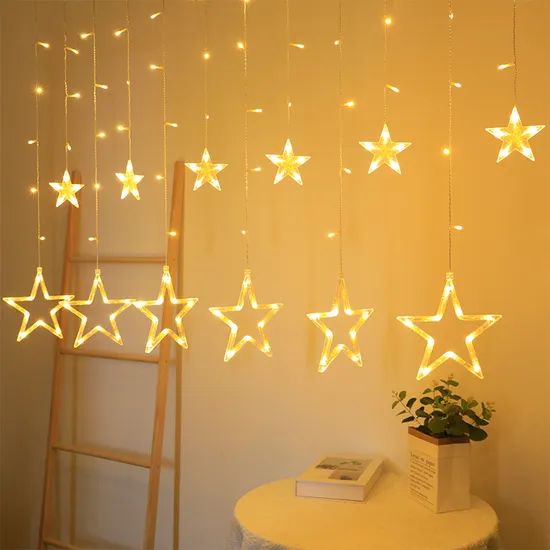 Star & Moon Light Strip Ambient Soft Warm LED Decorative Light String - Image 4