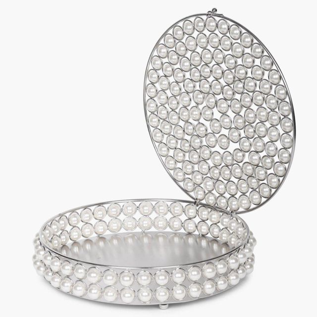 Round trinket box pearl - Image 1