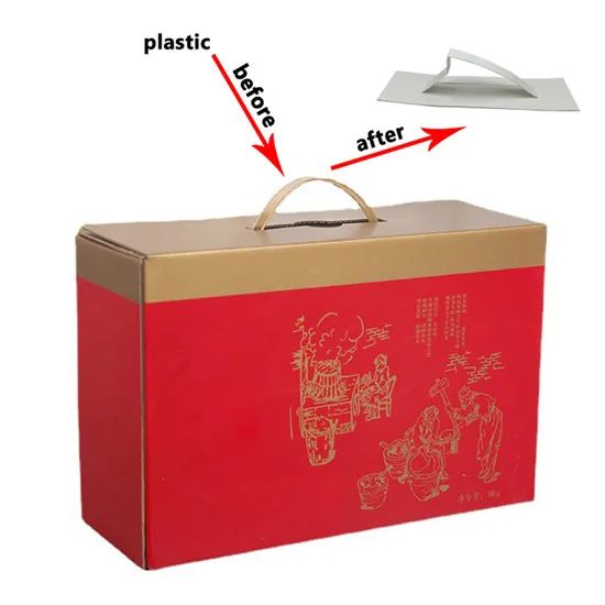 Sustainable Cardboard Box Handles Making Machine Origin China Model NO. FY-10A Trademark FEIYANG Driven Type Mechanical Service One-Stop - Image 6