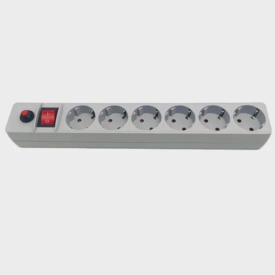 Standard 6 Way Extension Sockets Power Strip with Switch and Overload Protector - Image 3