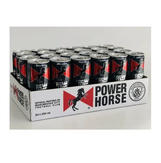 Power Horse Energy Drink 250ml Sparkling Energy Drink with B Vitamins - Image 2
