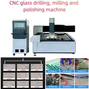 Fully Automatic Internal Edge Grinding Glass Milling Machine, Shower Room CNC Glass Special Equipment for Construction - Image 1