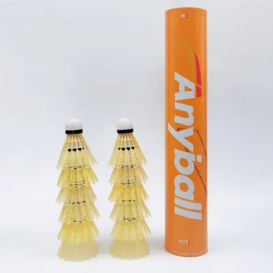 Plastic Shuttlecock Dozen Manufacture Badminton Shuttlecock OEM Yes Usage Game Color Yellow Origin China Model NO. P102 Feature Durable - Image 5