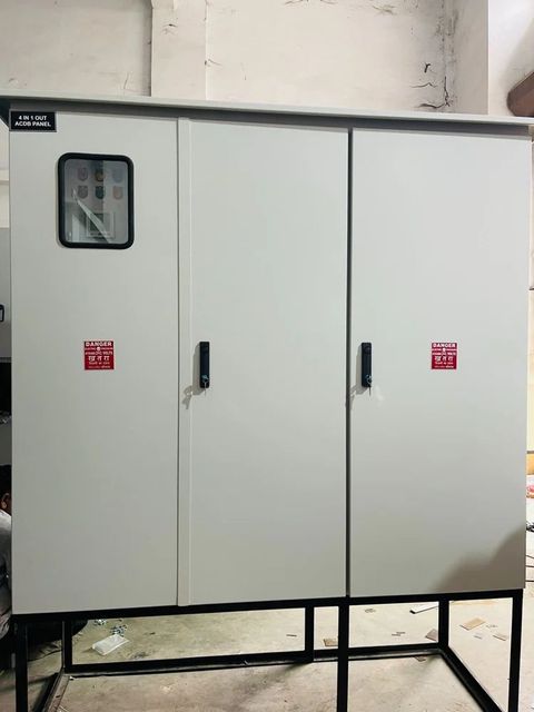 Solar ACDB Panel Ampere 800A Material CRCA Voltage 415V AC Color RAL7032 Seimes Grey Usage/Application Solar - Image 7
