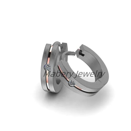 Stainless Steel Earring Set with Multiple Studs for Daily Rotation - Image 2
