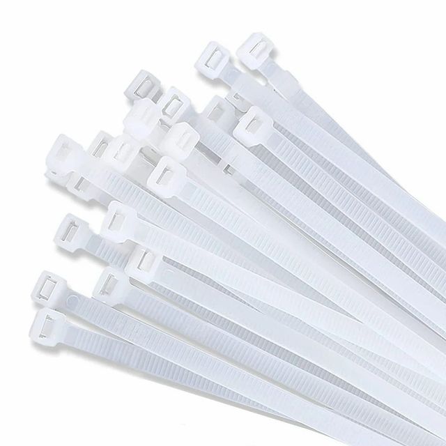 White Nylon Cable Tie Width 3 mm Color White Length 100 mm Material Nylon Pack Type Packet Usage/Application - Image 3