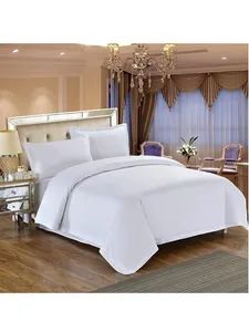 Soft Microfiber 4-Piece Bed Sheet Set Color White Weight 2.5kg Quantity 4 PCS Material Satin Filling Cotton Age Group Adults - Image 6