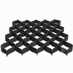 Textured Perforated Plastic HDPE Honeycombed Geomallas Paved Grid Geocell - Image 2