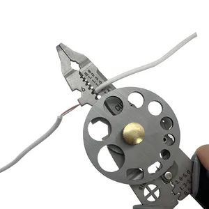 Multi-Function Wire Stripping Pliers with Rotary Dial Cable Cutter Hand Stripper Tool - Image 3