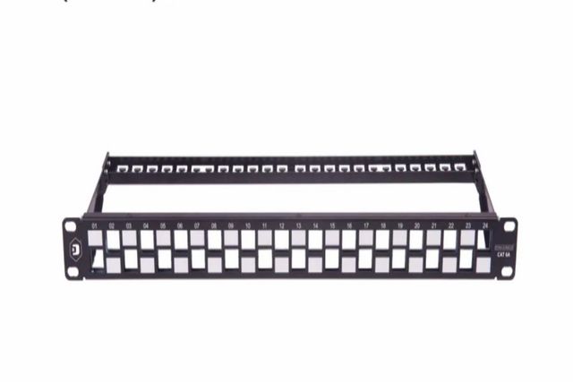 Digisol 24 Port Patch Panel Rack Size 1U Brand Digisol Ports 24 Ports Shielding F/UTP Panel Shape Rectangle Adapter Types Sc, Lc, St, Fc, - Image 1