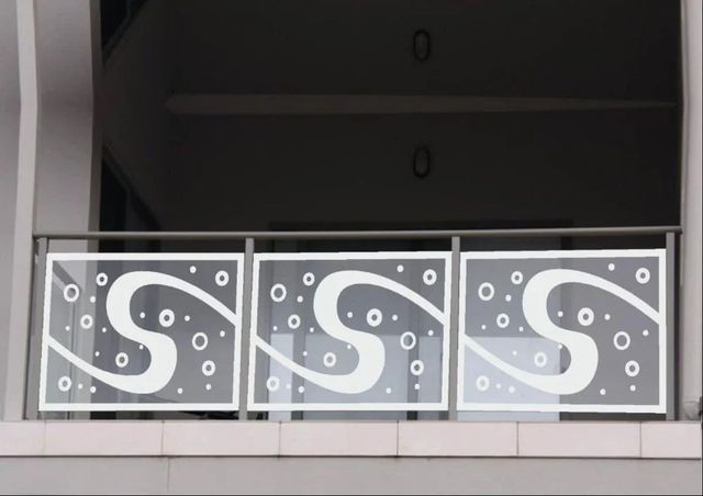 Silver S.s Balcony Front Railing, For Home Brand ak Design Bar Color Silver Height 3 Feet Usage/Application Home Country of Origin Made in - Image 2