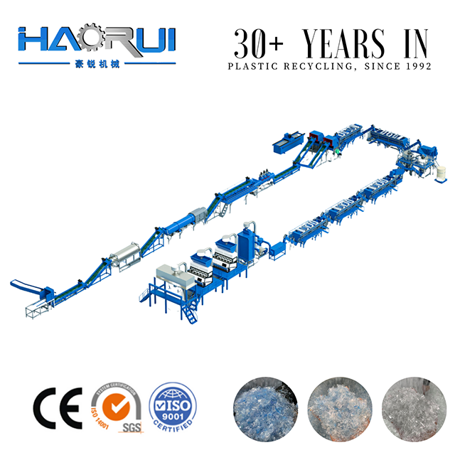 500-6000kg/h Fibre Grade PET Bottle Recycling Machine in Plastic Processing Plant - Image 4