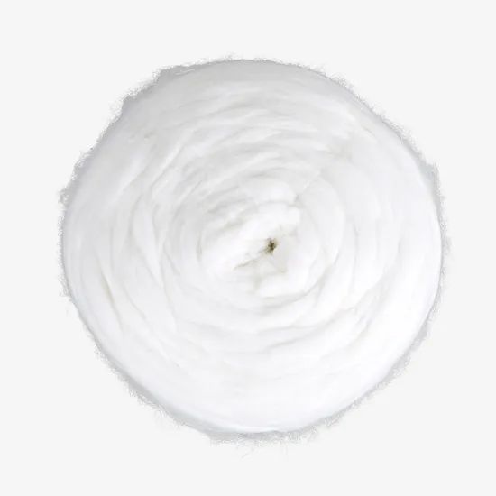 Imitation Rabbit Hair Tops in Raw White - Image 1