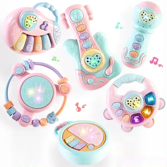 Wholesale Educational Plastic Small Teether Toys Baby Rattles - Image 2