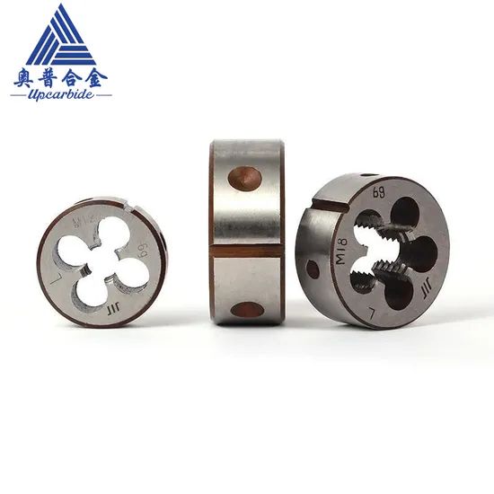 M14*1.5 Wear Resistant Carbon Steel Threading Die Pieces 20 Origin Zhuzhou Brand Upcarbide HS Code 950790000 Model NO. - Image 4