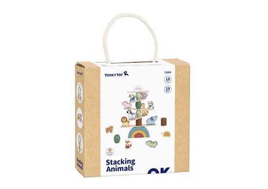 Children's Wooden Stacking Toys Animal Balance Building Blocks - Image 5