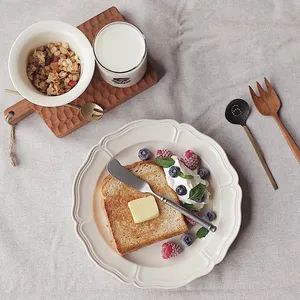 Manufacturer 35 Years Porcelain Dinner Plates Set High Fired Ceramic Dinnerware Kitchenware - Image 2