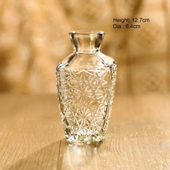 Wholesale Wedding Clear Home Decor Simple Design Flower Table Glass Vase - Image 6