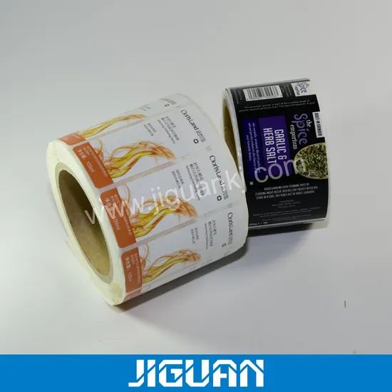 Packaging Adhesive Label Sticker Printing Model NO. Z0401060 Feature Waterproof HS Code 4821100000 Artwork Customized Trademark - Image 4