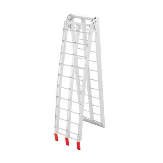High Lift 340kgs Portable Ramp Car Aluminum ATV Ramp Adjustable Loading Ramps - Image 1