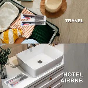 Toothbrush, Comb, Toothpaste, Hotel Amenities Set for Travel Style 3 in 1 Handle PP, PS Trademark E&O Function Clean Model NO. - Image 6
