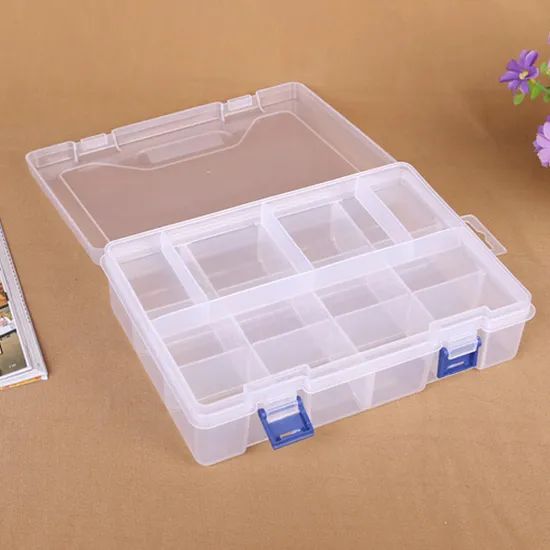16 Grid Plastic Adjustable Jewelry Organizer Box Storage Container Case - Image 5