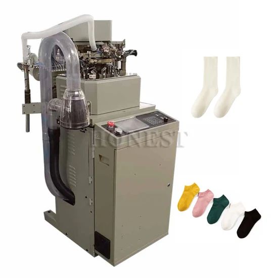 Competitive Sock Knitting Machine for Sale Weight 320kg Power 0.85kw Condition New Trademark HONEST Voltage 220V/380V HS Code - Image 1