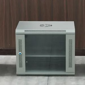 Small Network Mobile Server Rack White Wall Mount Server Cabinet - Image 5