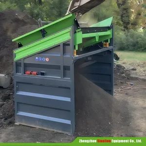 Topsoil Vibrating Screen Topsoil Vibration Sieve Stone Sand Vibrating Screen - Image 4