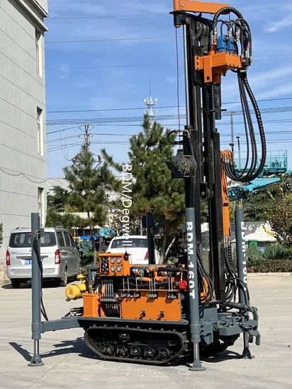 Compact DTH Borehole Drilling Machine for Geothermal Wells Type Crawler Trademark BDM Condition New Weight 3000kg Model NO. BDM-160T - Image 4