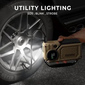 High Flow Digital Portable Air Compressor Efficient Tyre Inflator - Image 2