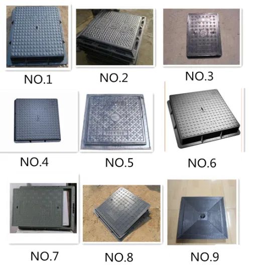 Cast Iron Manhole Cover OEM Yes MOQ 100PCS Orgin China Model NO. 358 Weight 1-50kg Origin Qingdao Size 400X120mm Offer Sample Yes - Image 1