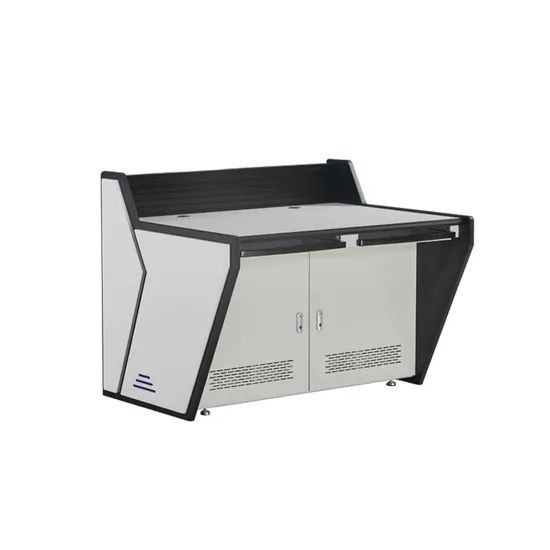 Office Furniture Display Support Workstation LED Light Command Center Computer Console Desk Security Operating Platform Tables - Image 5