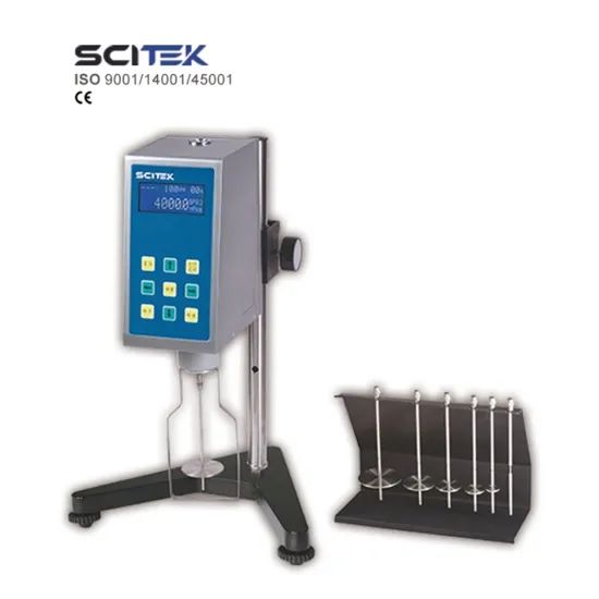 Viscometer Spindle Rack SCITEK Rotational Viscometer LCD Screen 4 types Spindles Laboratory ...
