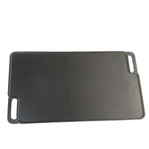 Factory Manufacture High Quality Rectangle Cast Iron BBQ Grill Griddle - Image 2