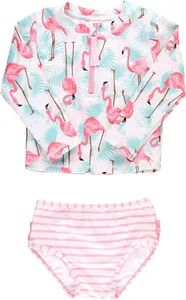 Baby Upf 50+ Zipper Rash Guard Swimsuit Set - Image 4