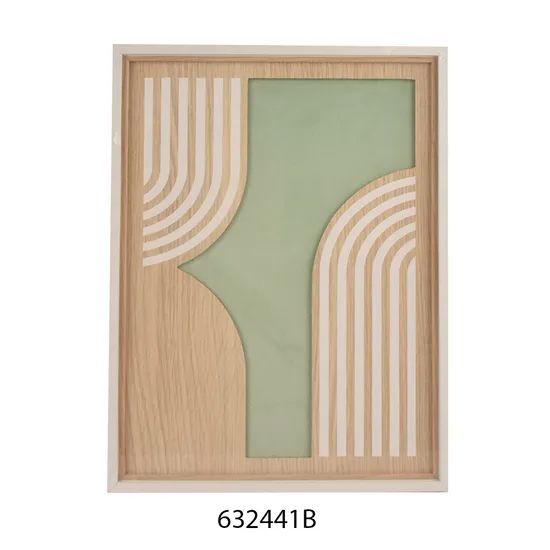 MDF Abstract Line Hanging Wall Art Frame - Image 3