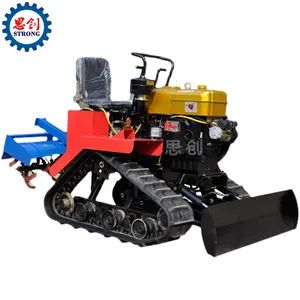 Farm Use 25HP Seated-on Crawler Diesel Tiller with Attachments - Image 5